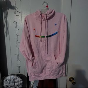 Large pink rainbow smile dream limited edition sweatshirt merch